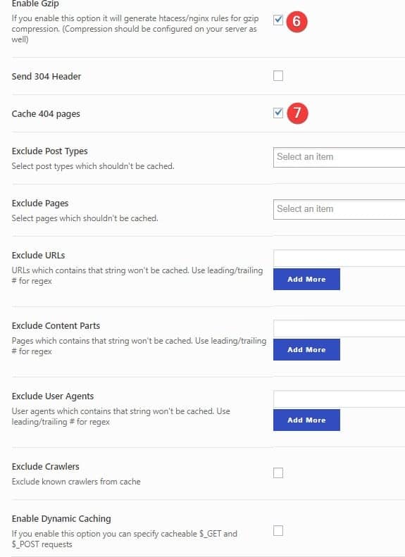 Swift Performance plugin default settings Freelancers tools 13